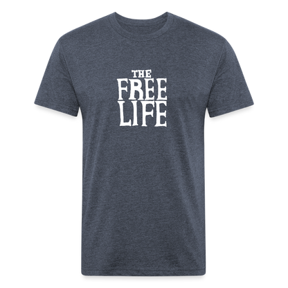 The Free Life | Men's Tee - heather navy