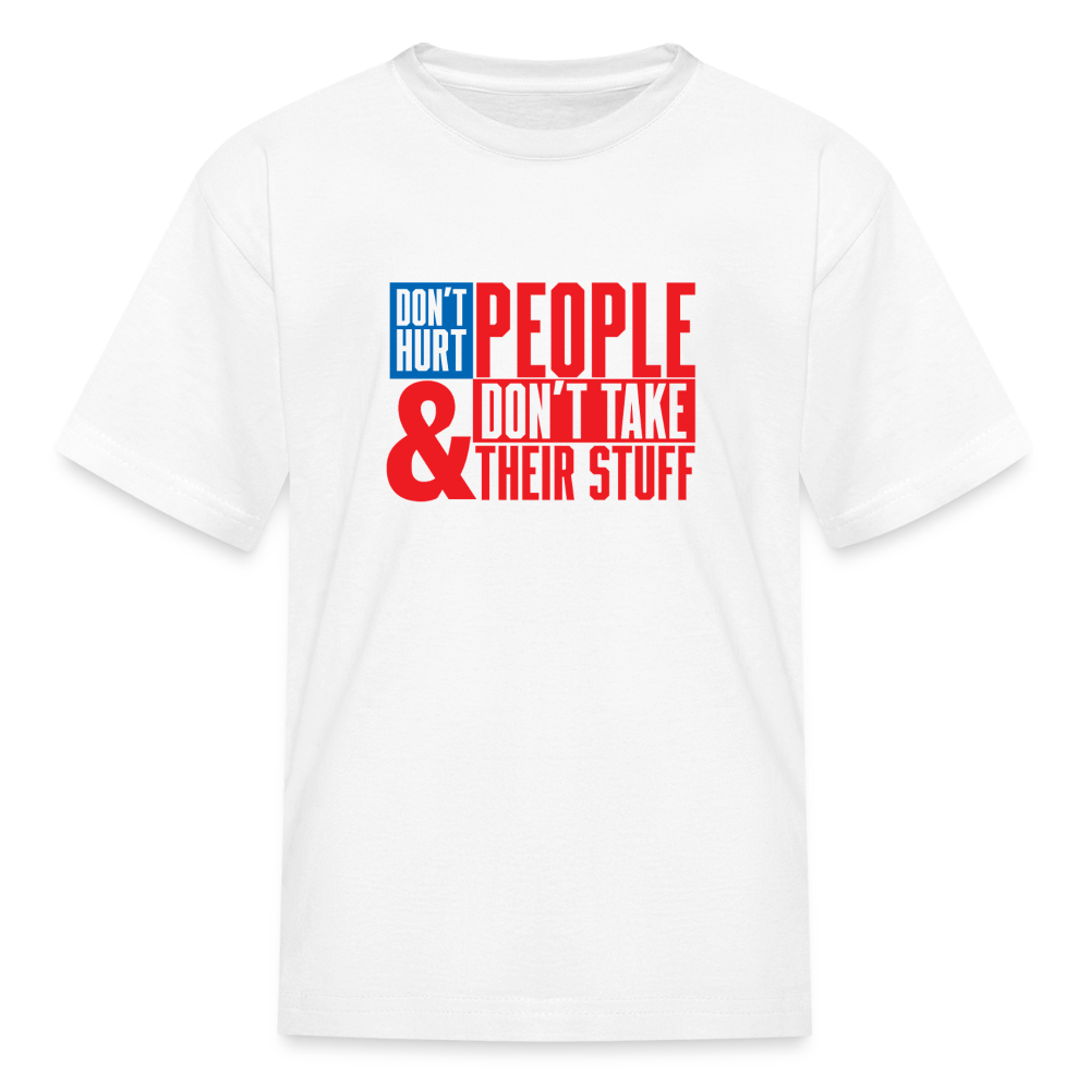 Don't Hurt People | America | Youth Tee - white