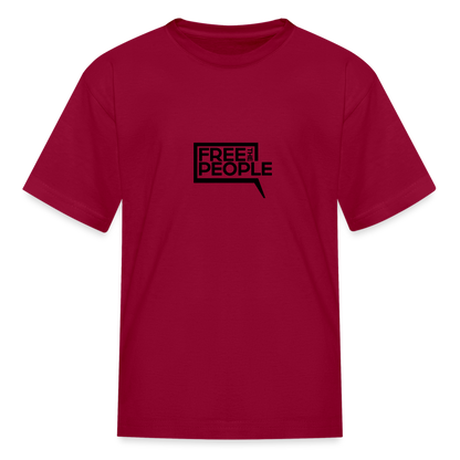 Free the People | Youth Tee - dark red