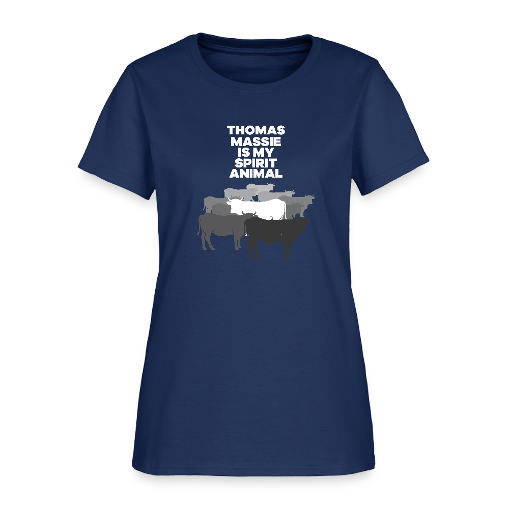 Thomas Massie Is My Spirit Animal | Women's Tee -  blue dusk