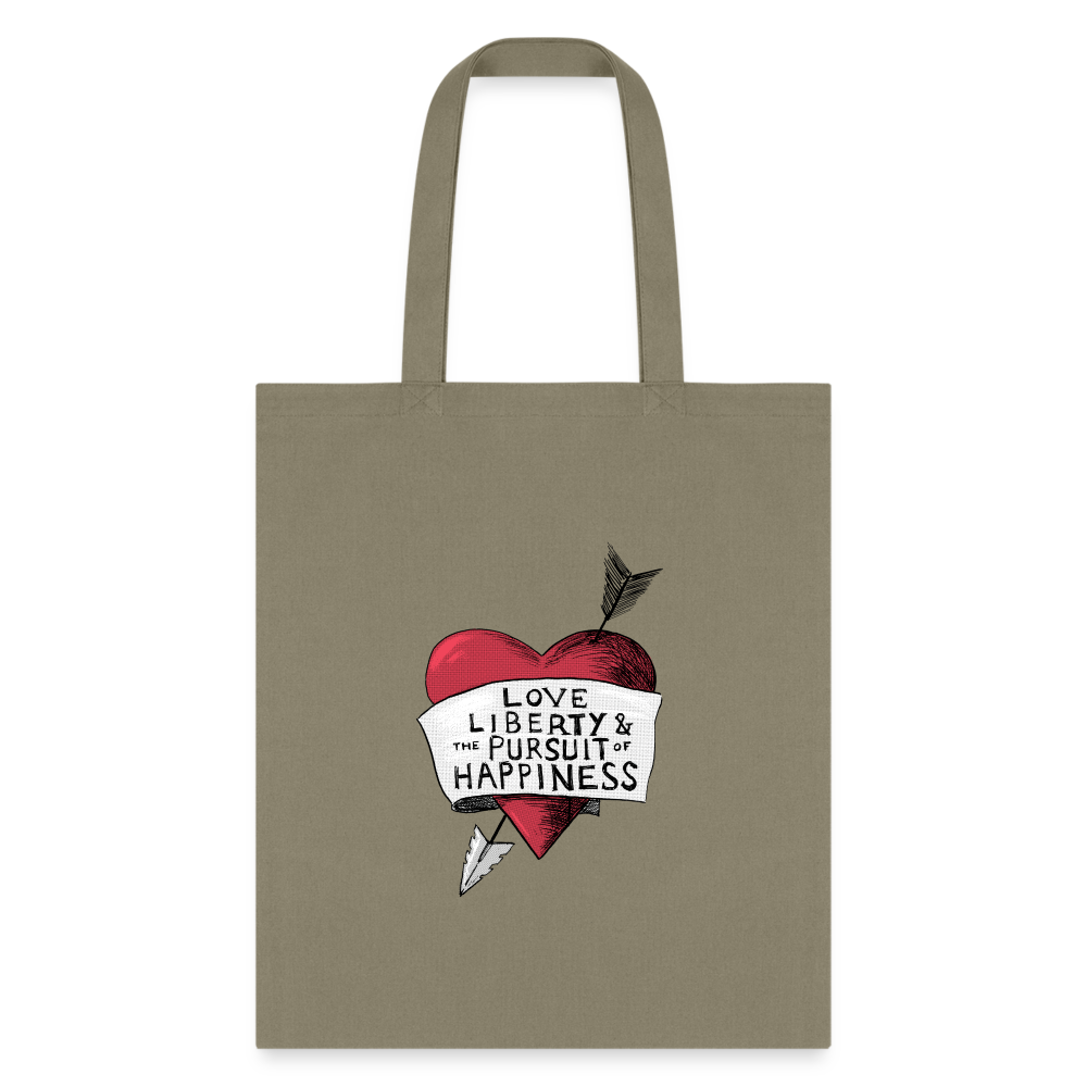 Love, Liberty | Tote Bag - khaki