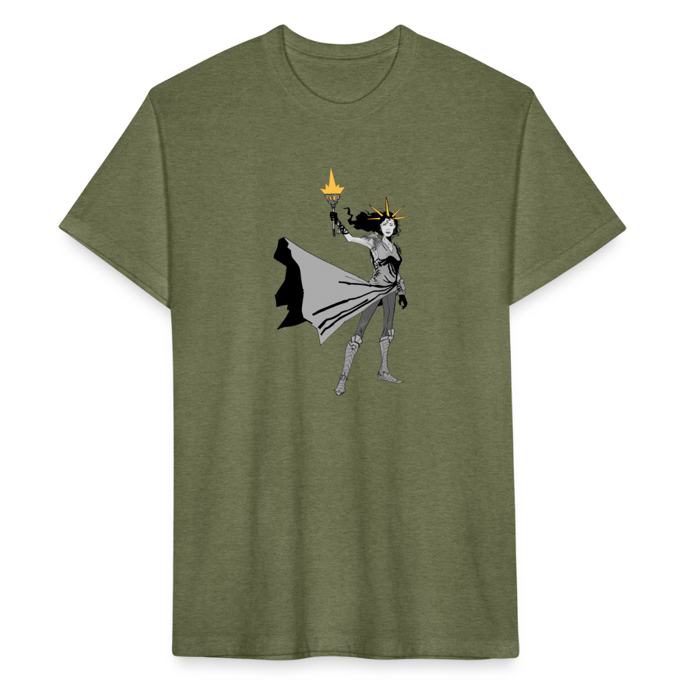 Liberty Hero | Men's Tee - heather military green