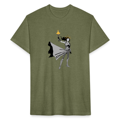 Liberty Hero | Men's Tee - heather military green