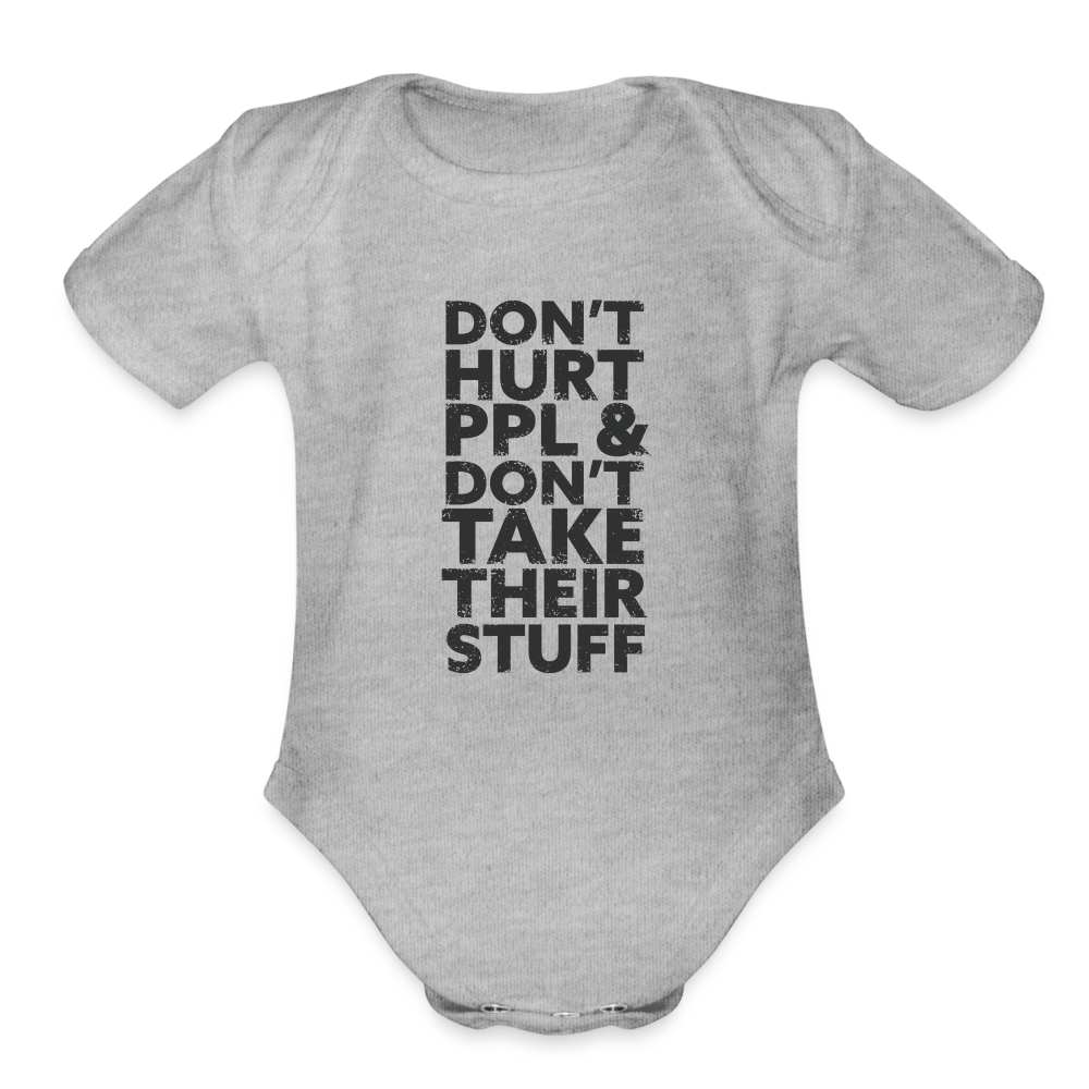 Don't Hurt People | Baby Onesie - heather grey