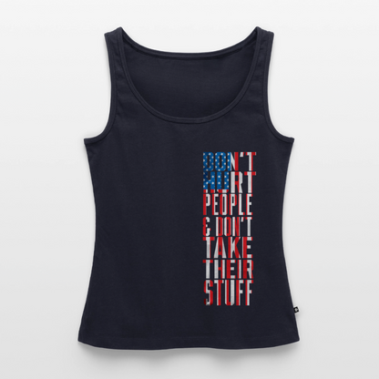 Don't Hurt People | Flag | Women's Tank - navy