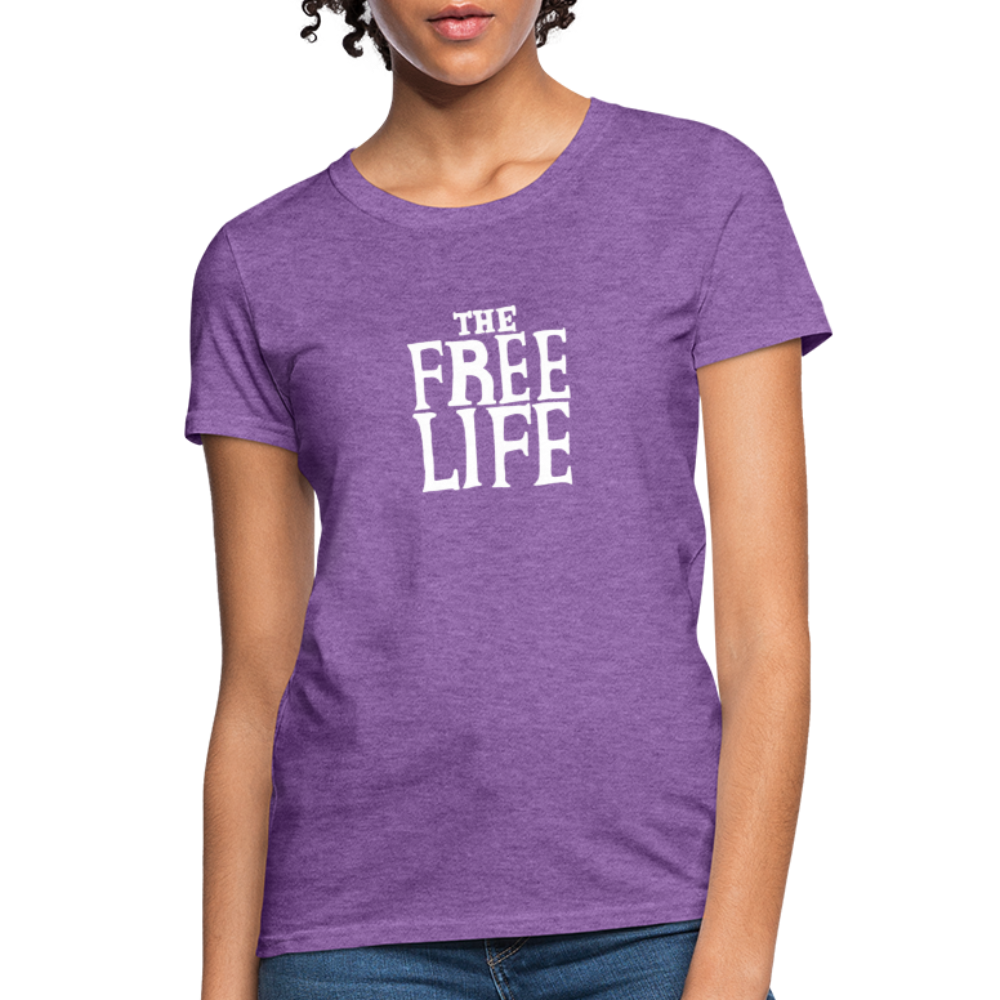 The Free Life | Women's Tee - purple heather