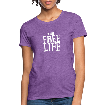 The Free Life | Women's Tee - purple heather