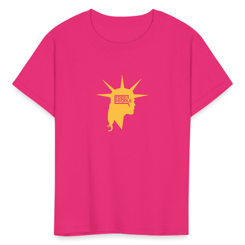 Liberty Head | Youth Tee - fuchsia