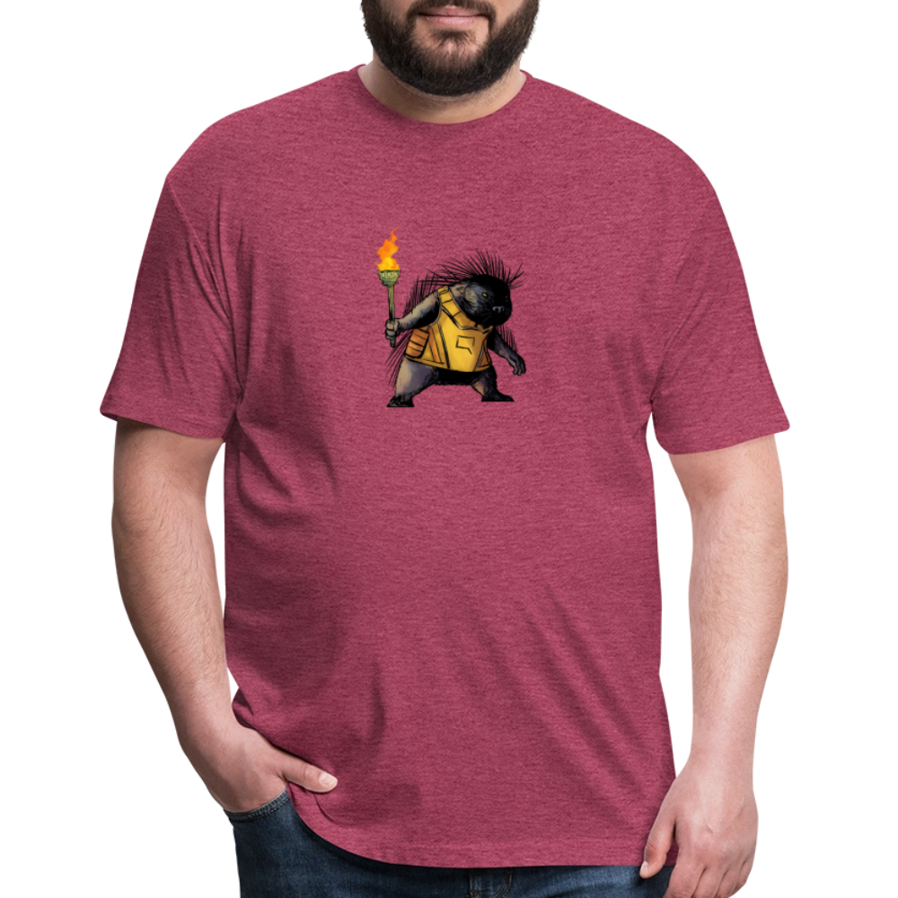 Free the Porcupine | Men's Tee - heather burgundy