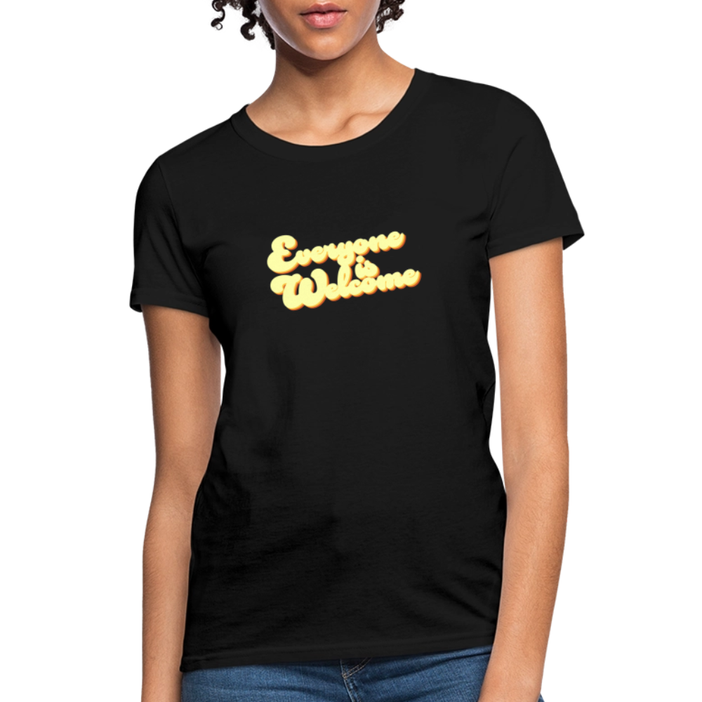 Everyone is Welcome | Women's Tee - black