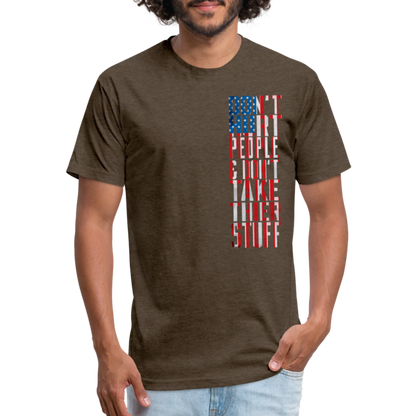 Don't Hurt People | Flag | Men's Tee - heather espresso