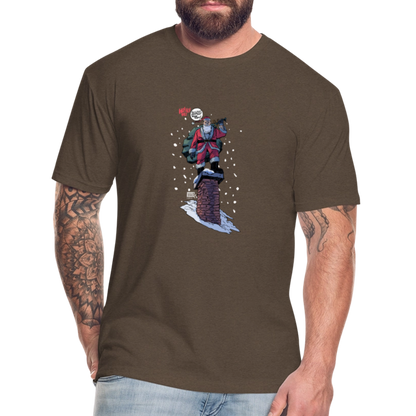 2024 Santa | Men's Tee - heather espresso