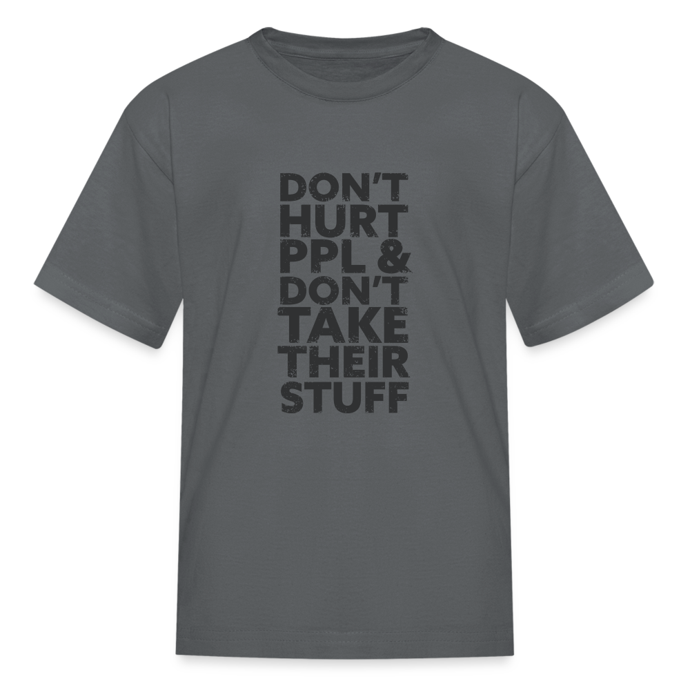 Don't Hurt People | Youth Tee - charcoal