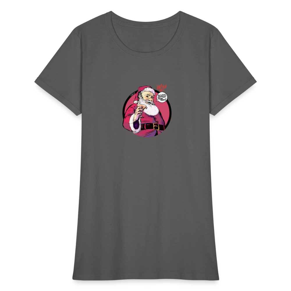 2023 Santa | Women's Tee - charcoal