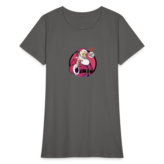 2023 Santa | Women's Tee - charcoal