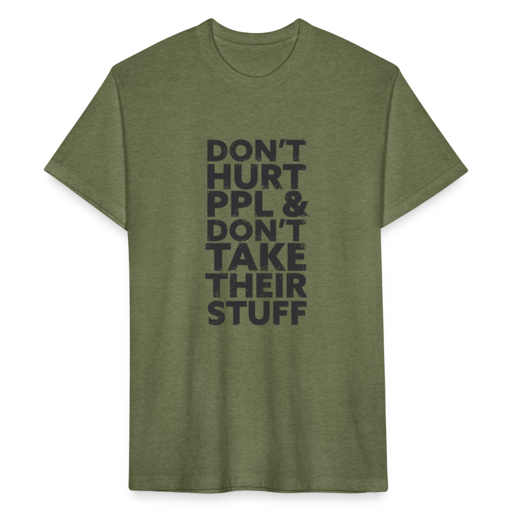 Don't Hurt People | Men's Tee - heather military green