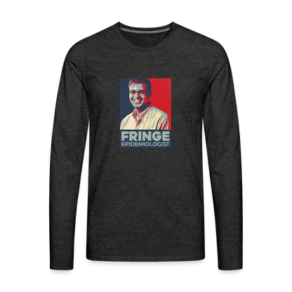 Fringe Epidemiologist | Men's Long Sleeve Tee - charcoal grey