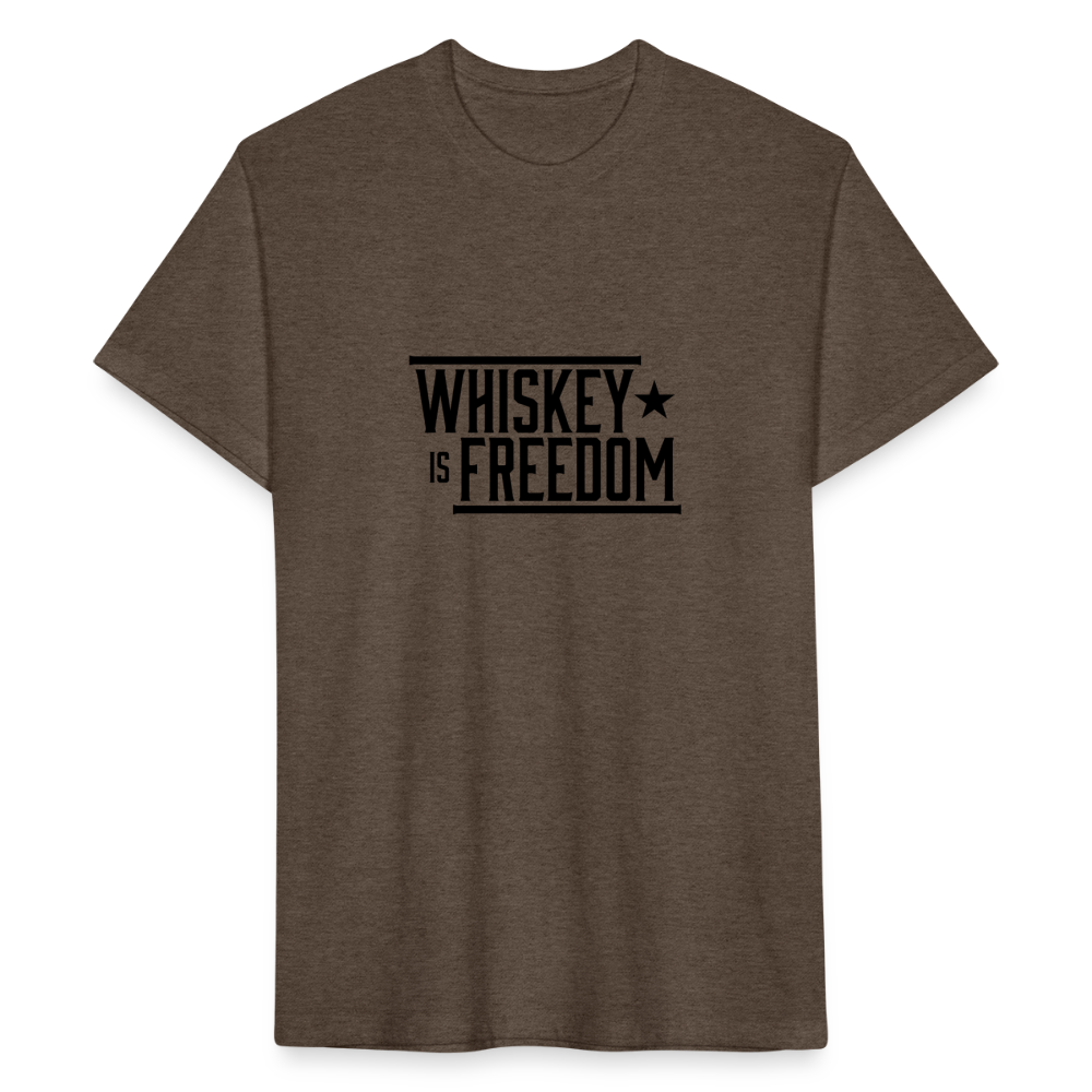 Whiskey is Freedom | Men's Tee - heather espresso