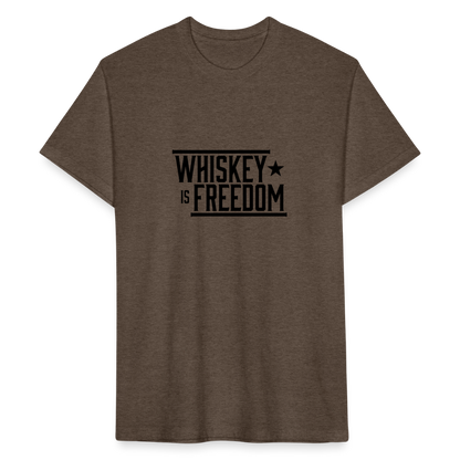 Whiskey is Freedom | Men's Tee - heather espresso