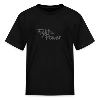Fight the Power | Youth Tee - black