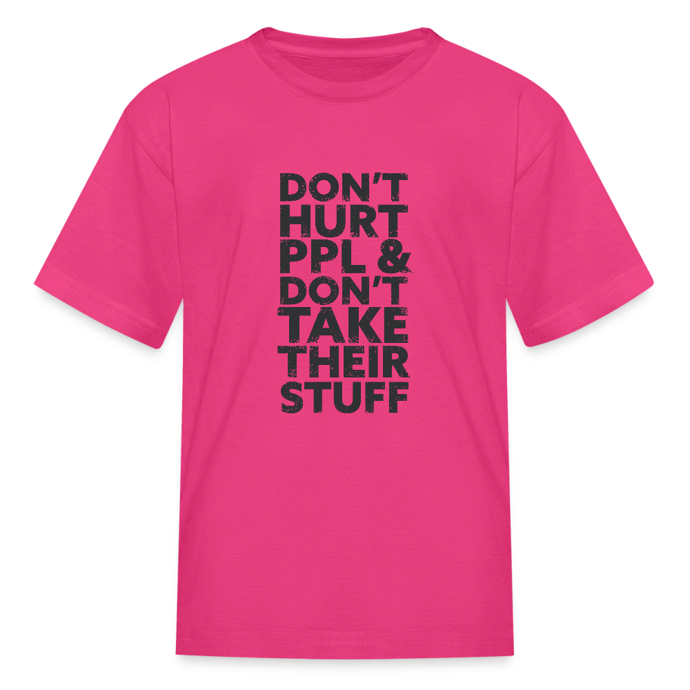 Don't Hurt People | Youth Tee - fuchsia