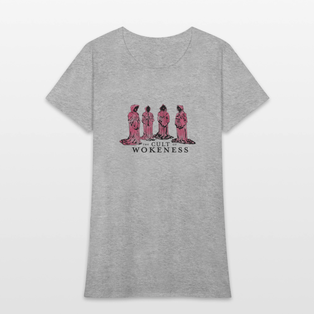 Cult of Wokeness | Women's Tee - heather gray