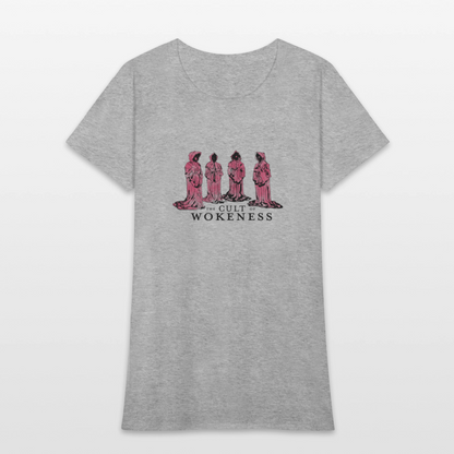 Cult of Wokeness | Women's Tee - heather gray