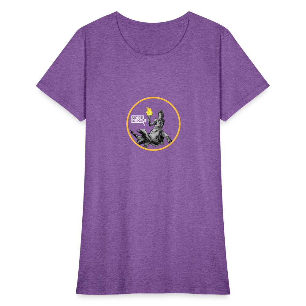 Lady Liberty | Women's Tee - purple heather