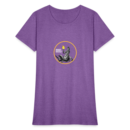 Lady Liberty | Women's Tee - purple heather