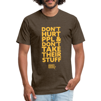 Don't Hurt People | Limited Edition | Men's Tee - heather espresso