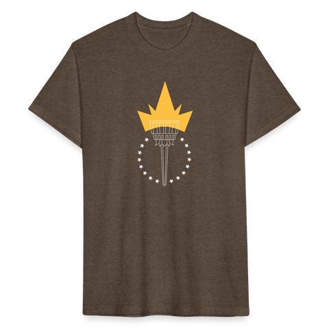 Freedom Torch | Men's Tee - heather espresso