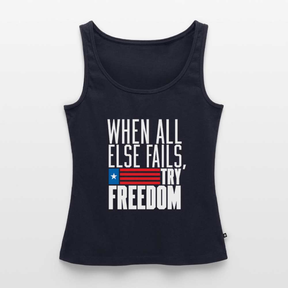 Try Freedom | Women's Tank - navy