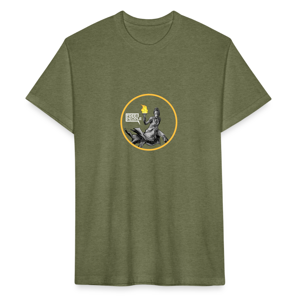 Lady Liberty | Men's Tee - heather military green