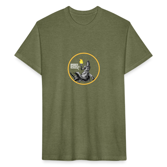 Lady Liberty | Men's Tee - heather military green