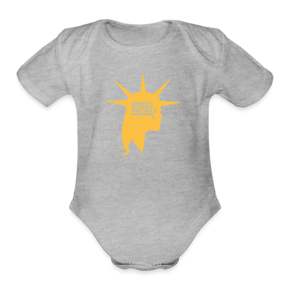 Liberty Head | Baby Onesie - heather grey