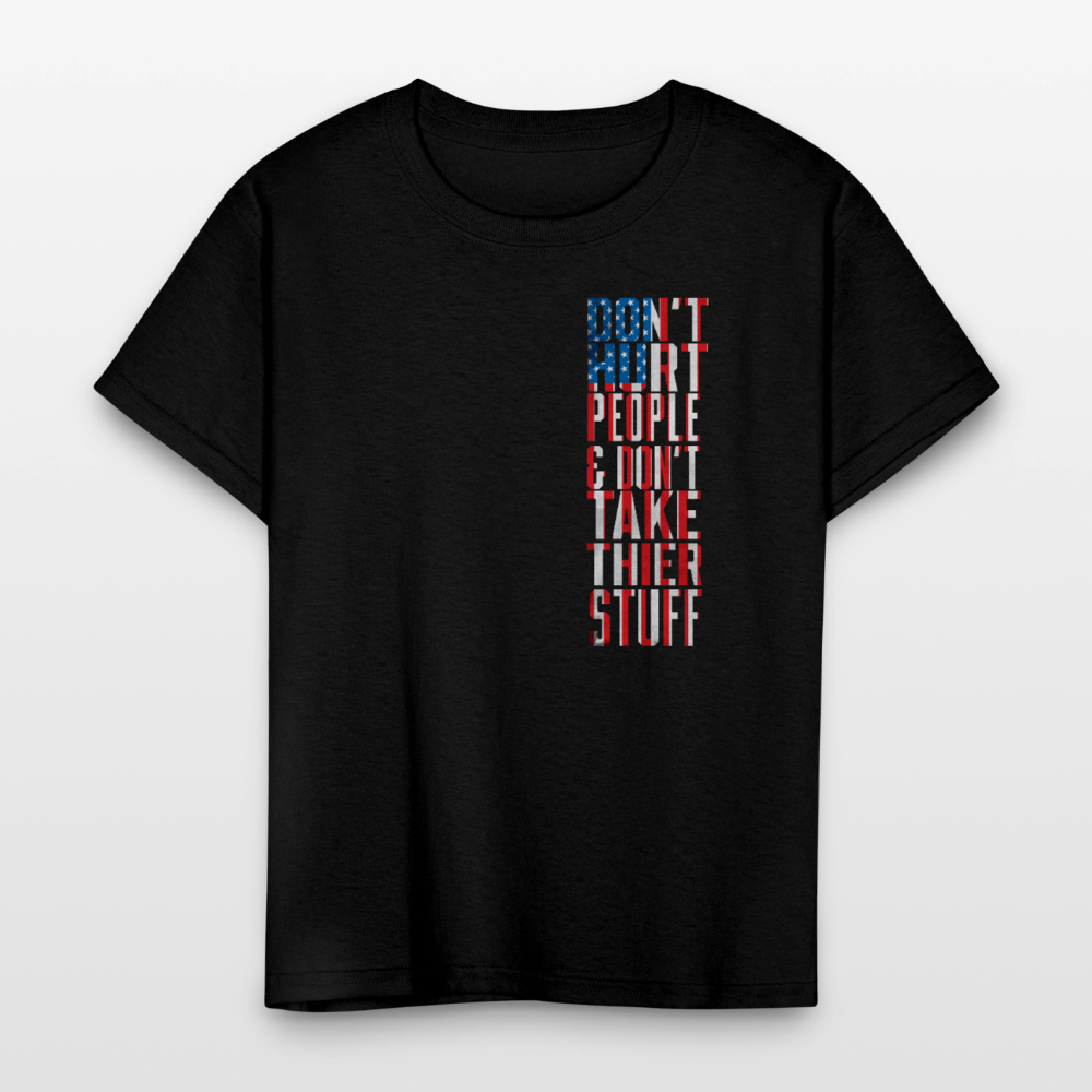 Don't Hurt People | Flag | Youth Tee - black