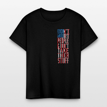 Don't Hurt People | Flag | Youth Tee - black