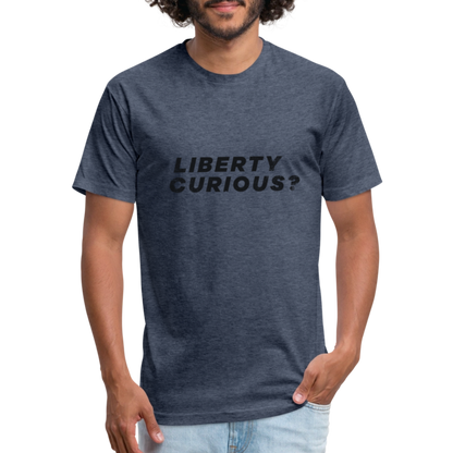 Liberty Curious? | Men's Tee - heather navy