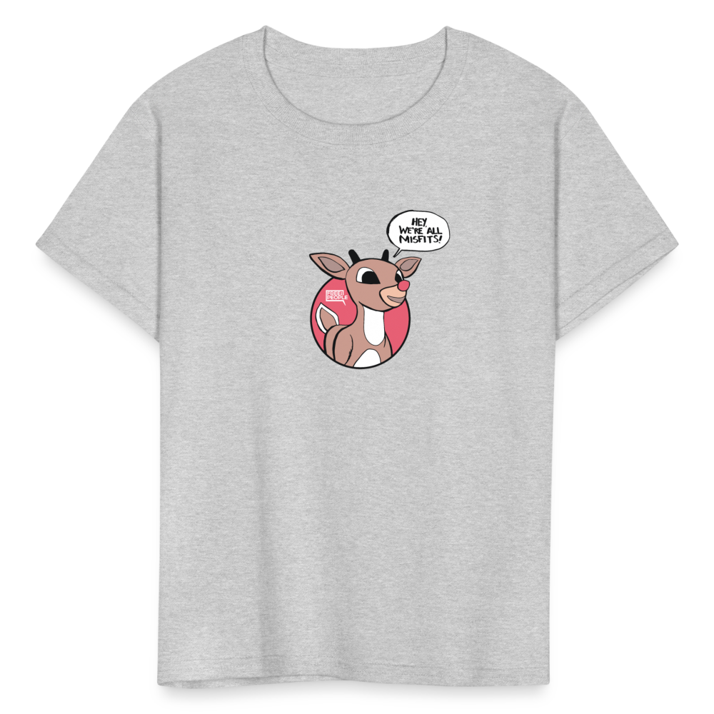 Rudolph Misfits | Youth Tee - heather gray