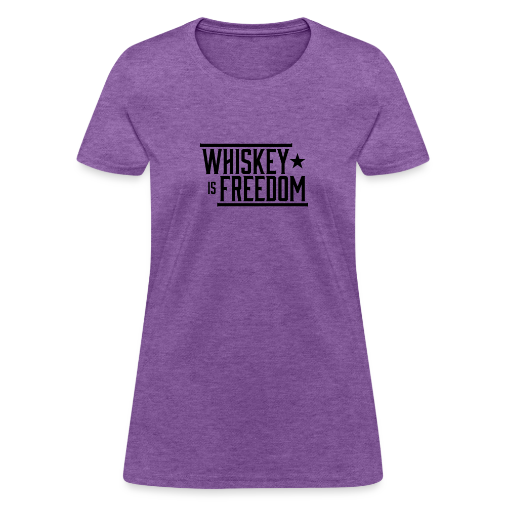 Whiskey is Freedom | Women's Tee - purple heather