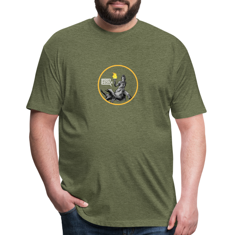 Lady Liberty | Men's Tee - heather military green