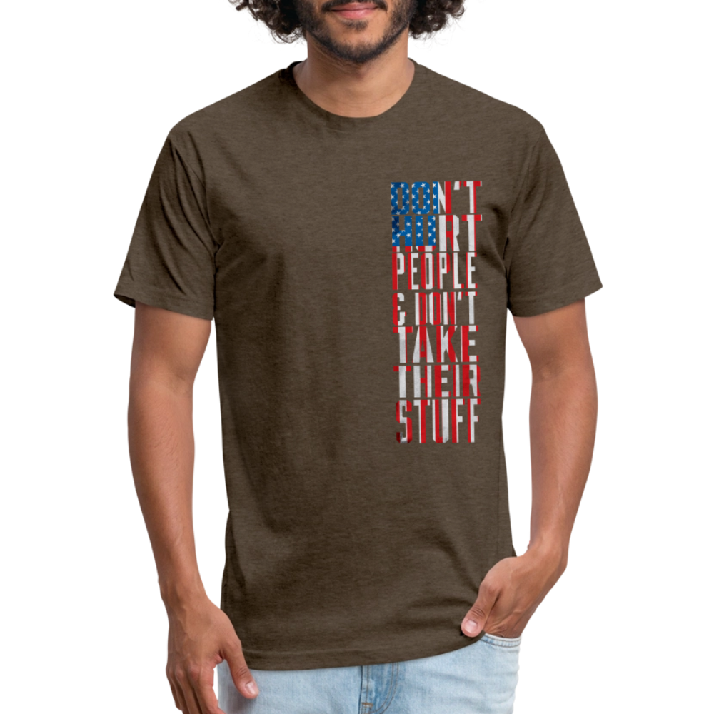 Don't Hurt People | Flag | Men's Tee - heather espresso