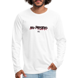 No Masters | Men's Long Sleeve Tee - white