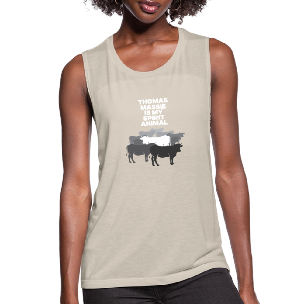 Thomas Massie Is My Spirit Animal | Women's Muscle Tank - dust