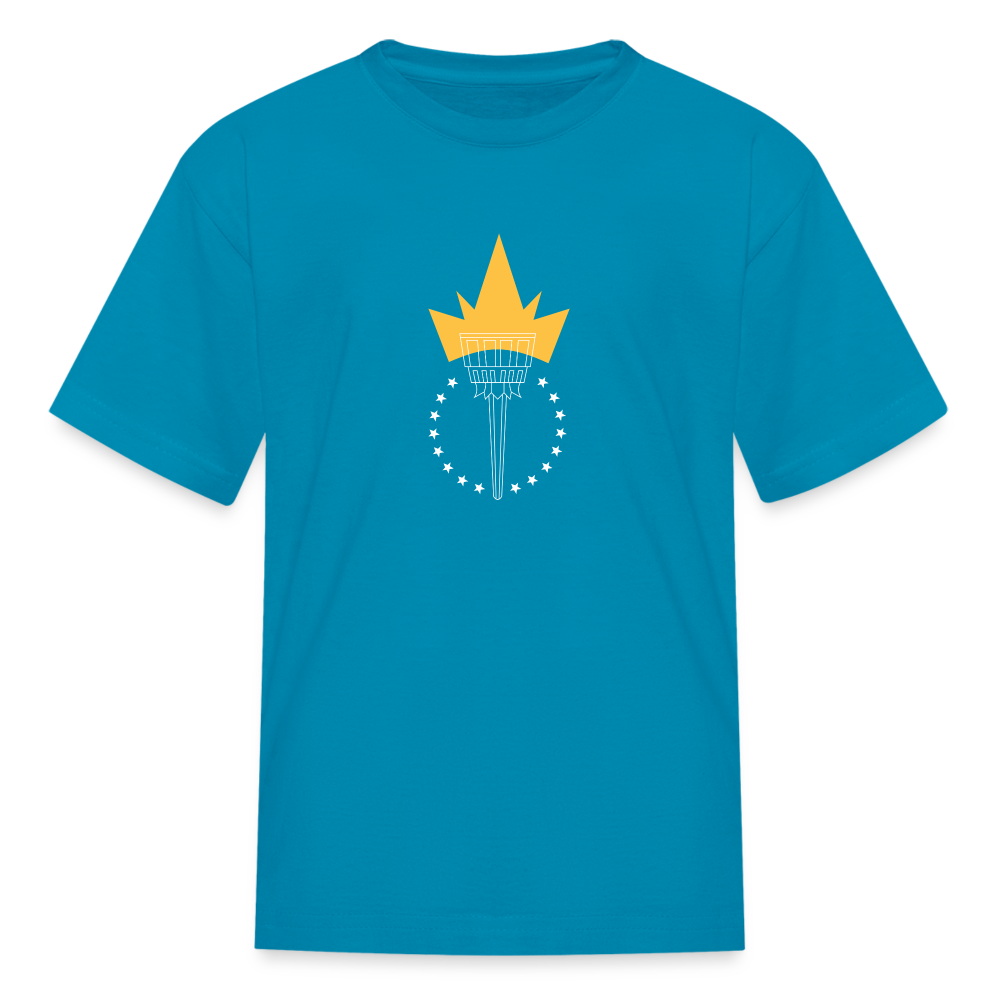 Freedom Torch | Youth Tee - turquoise