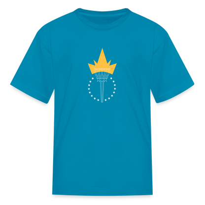 Freedom Torch | Youth Tee - turquoise