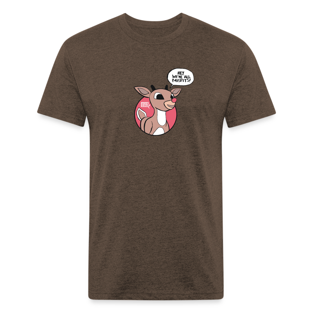 Rudolph Misfits | Men's Tee - heather espresso