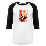 Read More Mises | Baseball Tee - white/black