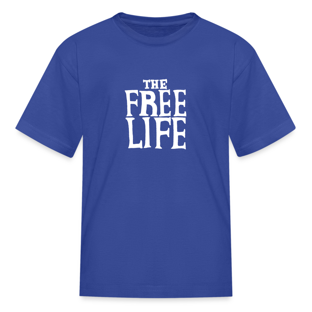 The Free Life | Youth Tee - royal blue