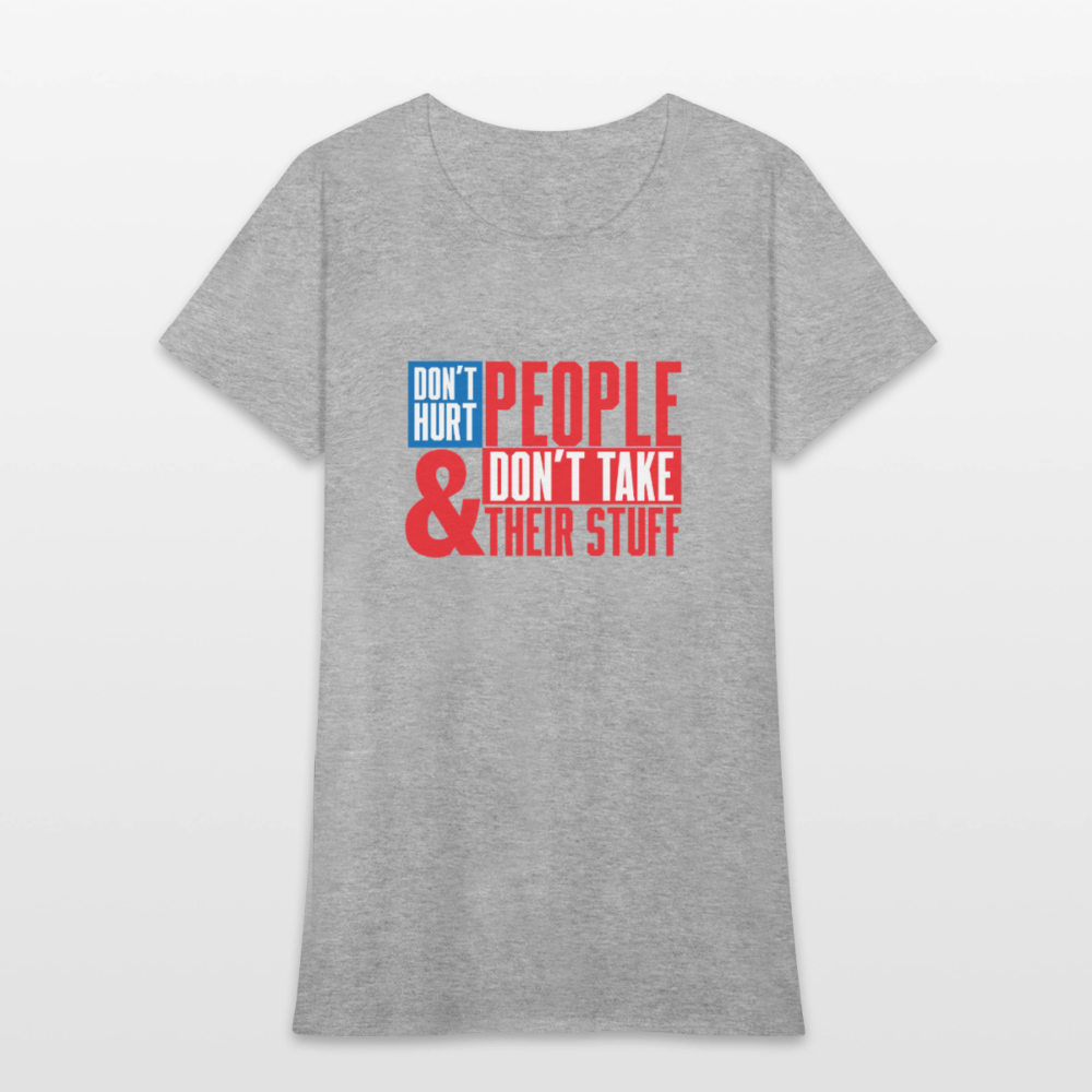 Don't Hurt People | America | Women's Tee - heather gray